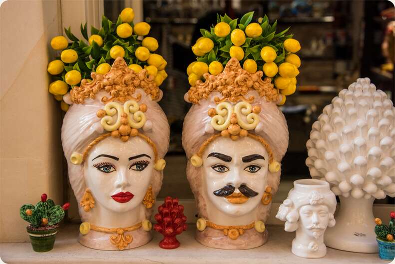 Testi di Moro ceramics, Sicily